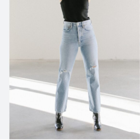Agolde 90's Mid Rise Loose Fit Jeans in Captured Size 26 - Picture 5 of 12